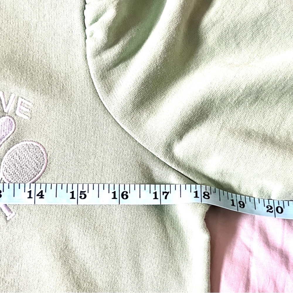 Sail to Sable, Palm Beach,Tennis Sweatshirt Pistachio Excellent Condition,Size S - Picture 9 of 9